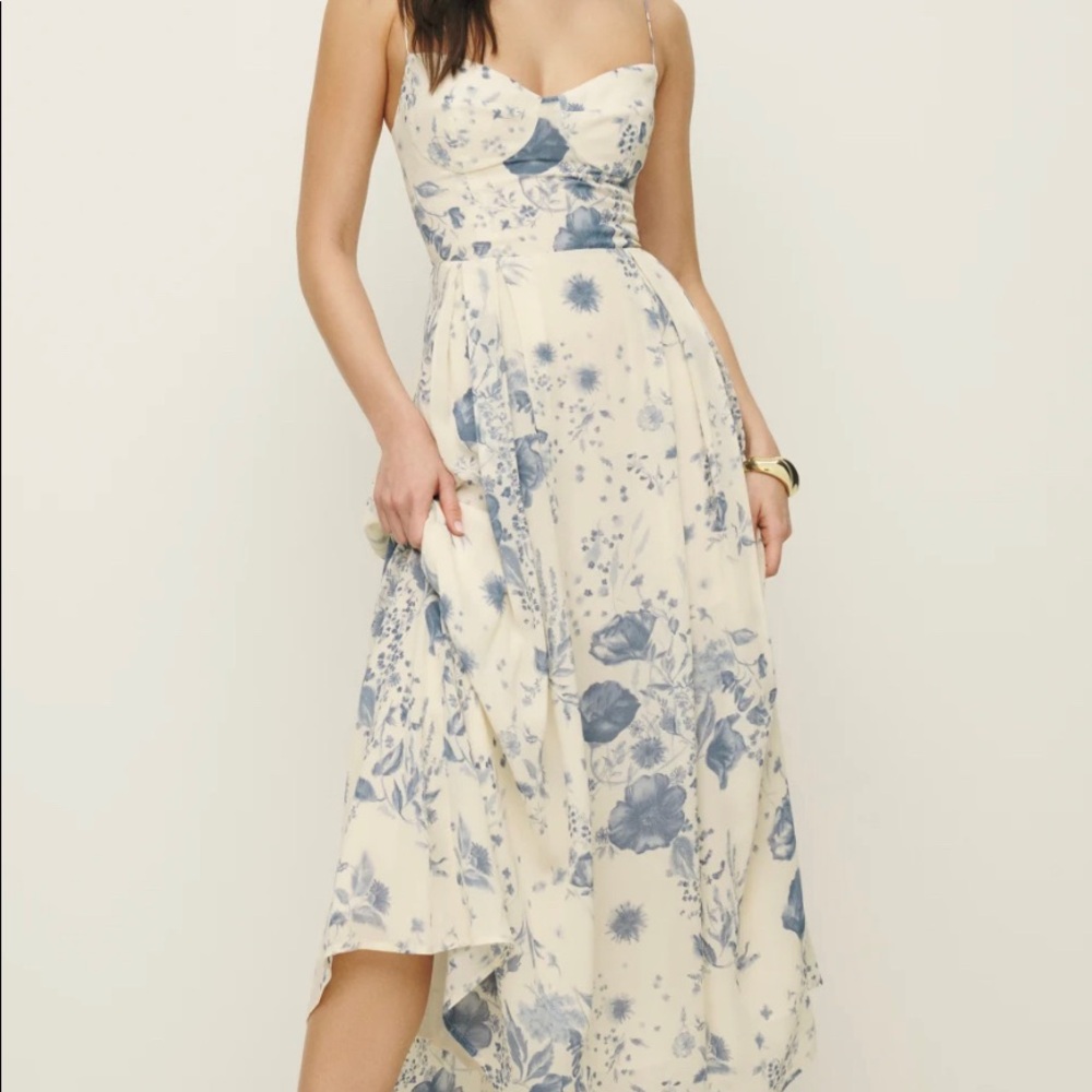 NWT Reformation Jaelyn Midi Dress